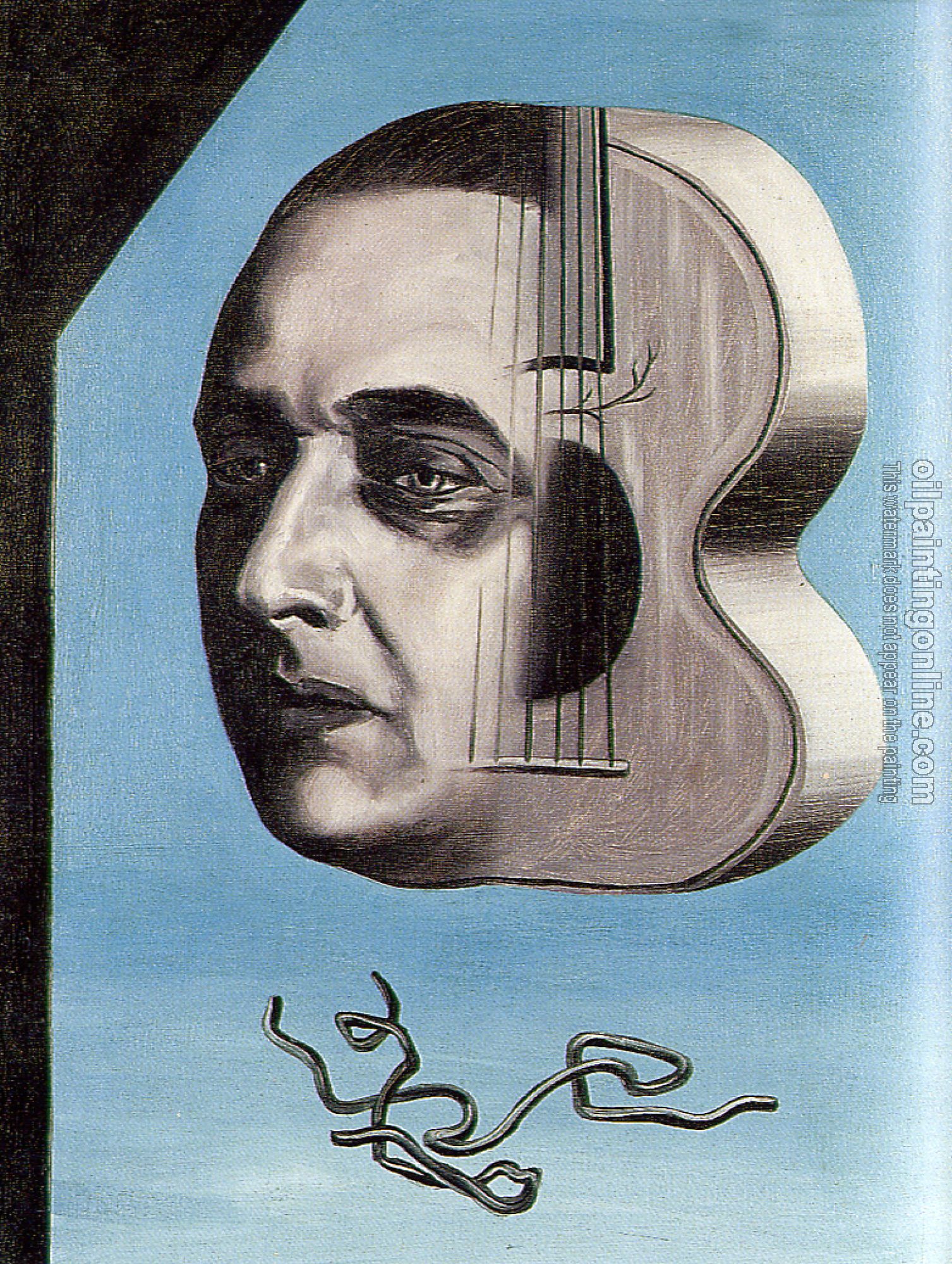 Magritte, Rene - portrait of P.G.van hecke